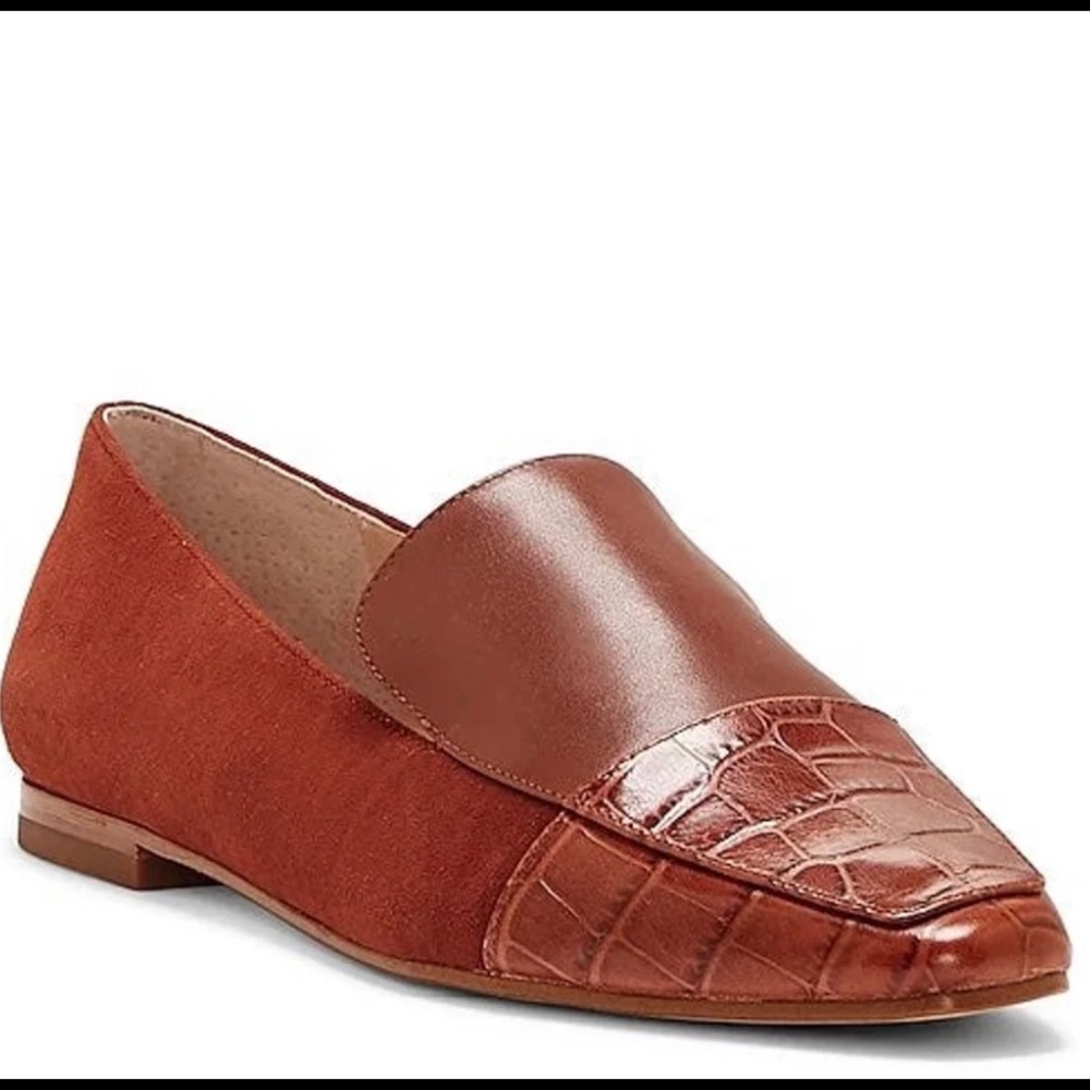 Louise et Cie Brown Blyth Cap Toe Loafers NEW